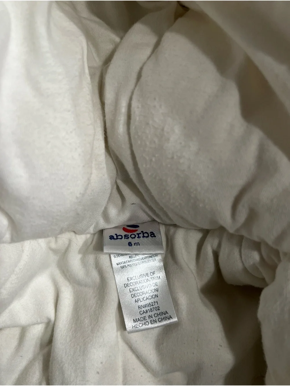 Cozy White Baby One-Piece Hooded Snowsuit